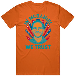 Mike Mcdaniel In Mcdaniel We Trust Football Coach Mens Soft Cotton Tee T Shirt