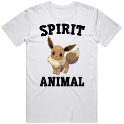 Eevee Is My Spirit Animal Mens Soft Cotton Tee T Shirt