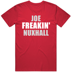 Joe Nuxhall Cincinnati Baseball Sports Freakin Mens Soft Cotton Tee T Shirt