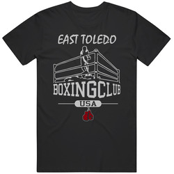 East Toledo Ohio Boxing Club Fight Mens Soft Cotton Tee T Shirt