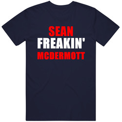 Sean Mcdermott Freakin Houston Football Texas Sports Mens Soft Cotton Tee T Shirt