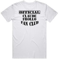 Claude Frollo Fan Club Favorite Character Novel Book Mens Soft Cotton Tee T Shirt