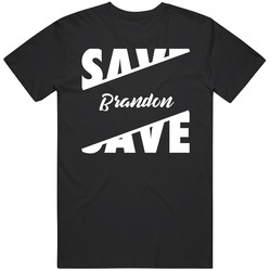 Save Brandon Cool Custom Name Mens Soft Cotton Tee T Shirt