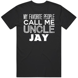 My Favourite People Call Me Uncle Jay Cool Relative Mens Soft Cotton Tee T Shirt