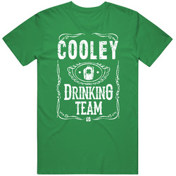 Cooley Irish Drinking Team Whiskey Beer Custom Name St Patricks Day Mens Soft Cotton Tee T Shirt