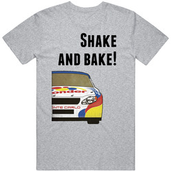 Talladega Nights Racecar Shake And Bake! Quote Mens Soft Cotton Tee T Shirt