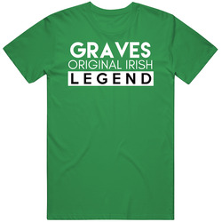Graves Original Irish Legend Family Custom Last Name St Patricks Day Mens Soft Cotton Tee T Shirt