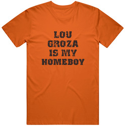 Lou Groza Is My Homeboy Sports Football Cleveland Mens Soft Cotton Tee T Shirt