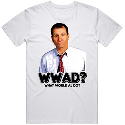 Wwad What Would Al Bundy Do Married With Children Mens Soft Cotton Tee T Shirt
