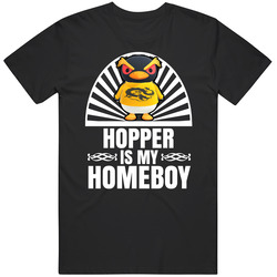 Hopper Is My Homeboy Animal Crossing New Horizons Character Video Game Fan Mens Soft Cotton Tee T Shirt