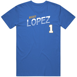 Nicky Lopez 1 Favorite Player Kansas City Baseball Fan Mens Soft Cotton Tee T Shirt