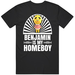 Benjamin Is My Homeboy Animal Crossing New Horizons Character Video Game Fan Mens Soft Cotton Tee T Shirt