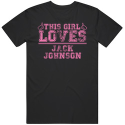 This Girl Loves Jack Johnson Boxer Mens Soft Cotton Tee T Shirt