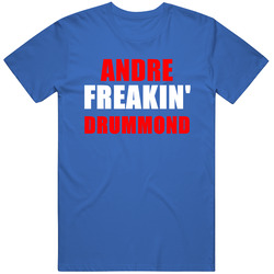 Andre Drummond Freakin Basketball Sports Detroit Michigan Mens Soft Cotton Tee T Shirt