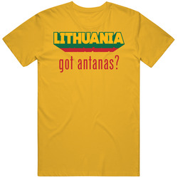 Got Kavaliauskas Antanas Team Lithuania 2016 Rio Olympics Mens Soft Cotton Tee T Shirt