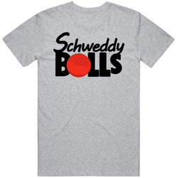 Schweddy Balls Dodgeball Team Uniform Funny Snl Parody Mens Soft Cotton Tee T Shirt