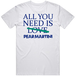 All You Need Is Pear Martini  Alcohol Mens Soft Cotton Tee T Shirt