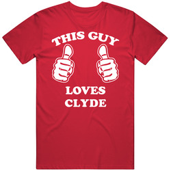 Clyde Ohio This Guy Loves Mens Soft Cotton Tee T Shirt