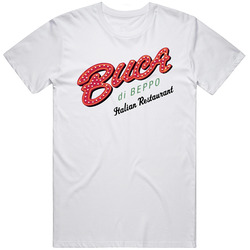 Buca Di Beppo Italian Seattle Restaurant Mens Soft Cotton Tee T Shirt