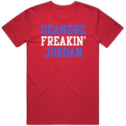 Deandre Jordan Freakin Favorite Los Angeles La Basketball Player Fan Mens Soft Cotton Tee T Shirt