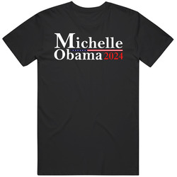 Michelle Obama For President 2024 Mens Soft Cotton Tee T Shirt