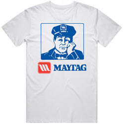 Maytag Repairman Appliance Repair Mascot Mens Soft Cotton Tee T Shirt