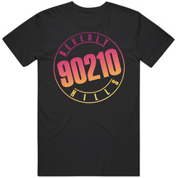 Beverly Hills 90210 Retro Colors 90s Teen Tv Show Mens Soft Cotton Tee T Shirt