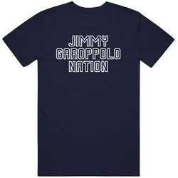 Jimmy Garoppolo Nation New England Football Player Trending Fan Mens Soft Cotton Tee T Shirt