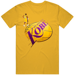 Kobe Bryant We Miss You Los Angeles Mens Soft Cotton Tee T Shirt