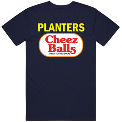 Planter's Cheese Balls Popular Discontinued Food Mens Soft Cotton Tee T Shirt