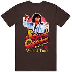 Sexual Chocolate Wolrd Tour 88 Randy Watson Mens Soft Cotton Tee T Shirt