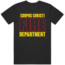 Corpus Christi Fire Department Personalized City Mens Soft Cotton Tee T Shirt