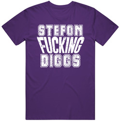 Fcking Stefon Diggs Minnesota Football Team Favorite Player Fan Mens Soft Cotton Tee T Shirt