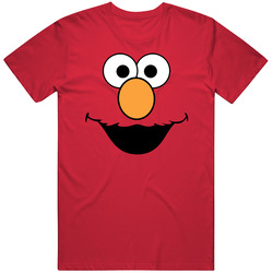 Elmo Face Halloween Group Costume Mens Soft Cotton Tee T Shirt