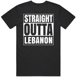 Straight Outta Lebanon Kentucky City Compton Parody Grunge Mens Soft Cotton Tee T Shirt