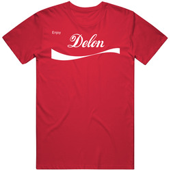 Delon Enjoy Cola Parody Custom Name Mens Soft Cotton Tee T Shirt
