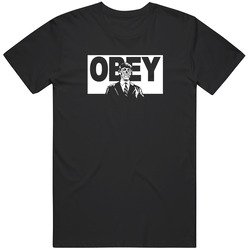 They Live Obey Cult Movie Rowdy Roddy Piper Mens Soft Cotton Tee T Shirt
