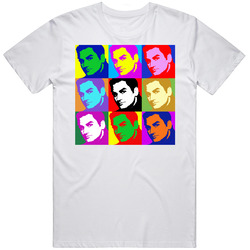 Roger Federer Pop Art Celebrities Famous People Mens Soft Cotton Tee T Shirt
