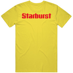 Starburst Candy Vintage Retro Daisy Yellow Mens Soft Cotton Tee T Shirt