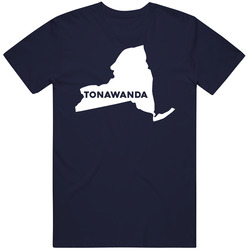Tonawanda New York Custom City Patriotic Usa Mens Soft Cotton Tee T Shirt