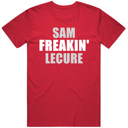 Sam Lecure Cincinnati Baseball Sports Freakin Mens Soft Cotton Tee T Shirt