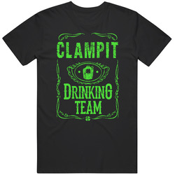 Clampit Irish Drinking Team Whiskey Beer Custom Last Name St Patricks Day Mens Soft Cotton Tee T Shirt