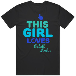 This Girl Loves Odell Lake Oregon Funny Mens Soft Cotton Tee T Shirt