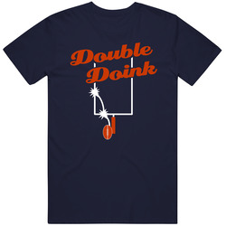 Double Doink Missed Field Goal Chicago Football Fan Mens Soft Cotton Tee T Shirt