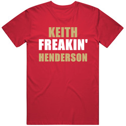 Keith Henderson Freakin San Francisco Football Sports California Mens Soft Cotton Tee T Shirt