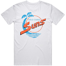 Gold Coast Suns Senior Professional Baseball Retro Team Mens Soft Cotton Tee T Shirt