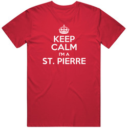 St. Pierre Keep Calm Parody Family Tee Mens Soft Cotton Tee T Shirt