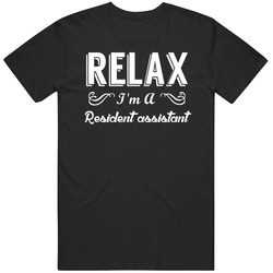 Resident Assistant Relax Fun Mens Soft Cotton Tee T Shirt