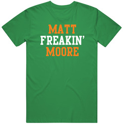 Matt Freakin' Moore Miami Football Player Cool Fan Mens Soft Cotton Tee T Shirt