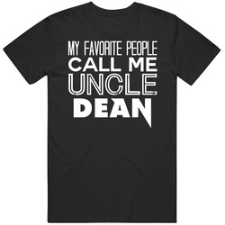 Favorite Uncle Dean Trendy Cool Name Mens Soft Cotton Tee T Shirt